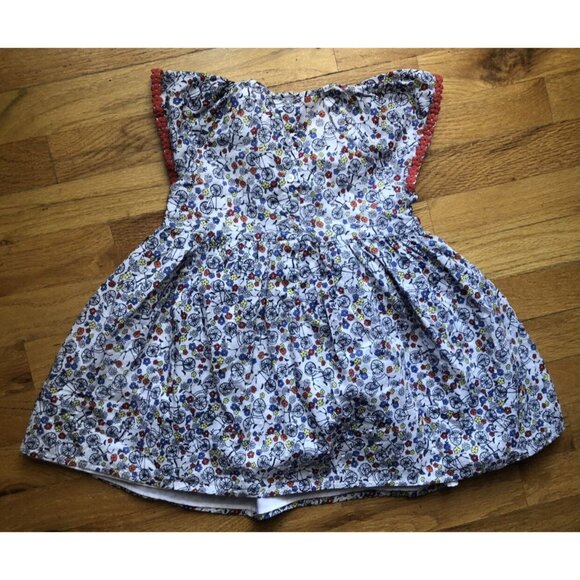 Pippa & Julie Pastaourelle Size 6 Floral Bicycle Top - Picture 4 of 6